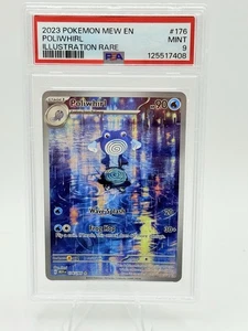 Poliwhirl IR #176/165 MEW PSA 9 Pokémon come nuovo 151 scarlatto e viola inglese - Foto 1 di 3