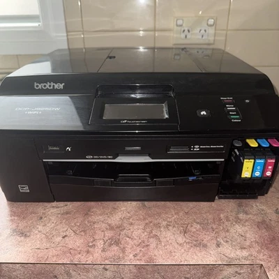 Brother DCP-J925DW WiFi Inkjet Printer (no black cartridge) - Image 1 of 4