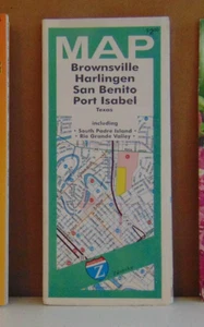 1994 Straßenkarte von Brownsville, Harlingen, San Benito, Port Isabel, Texas - Bild 1 von 1