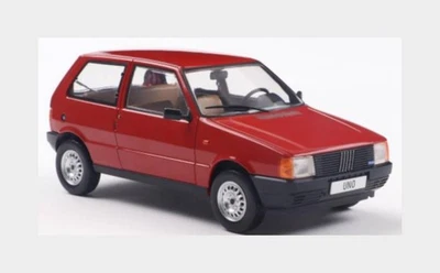 1:24 WHITEBOX Fiat Uno 45 1983 Red Black WB124257 - Immagine 1 di 2