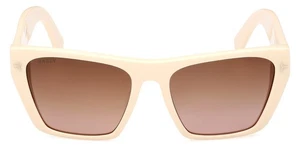 Gafas de sol Bally BY0109-H 25F blanco roto de plástico Cateye 55-17-135 - Imagen 1 de 3