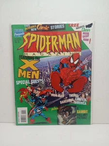 Spider-Man Magazine No. 10, Feb 1995 Flip book X-MEN Cards & Gambit Pullout - Picture 1 of 20