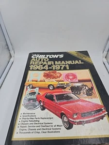 Chilton’s 5974 Auto Repair Manual 1964-1971 Collectors Edition Hard Cover Book - Picture 1 of 10