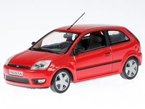 Ford Fiesta 2001 3d red diecast model car Minichamps 1/43 - Picture 1 of 4