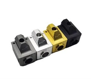 High Grade 14mm Reverse Thread Metal Muzzle Brake f Glock G18 G19 G26 G34 G43 - Picture 1 of 8