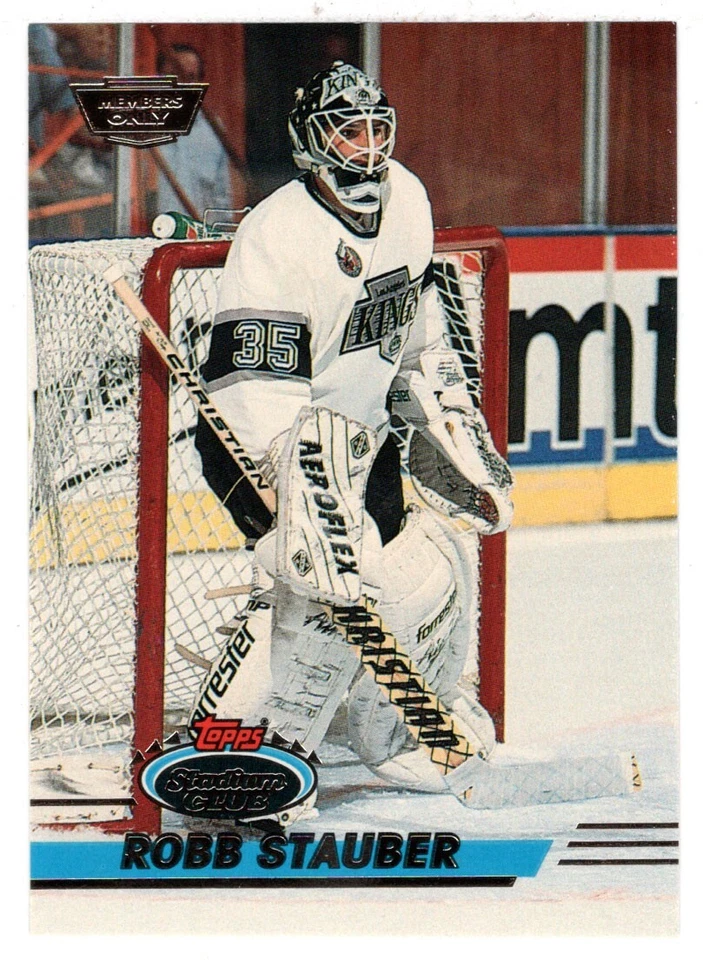 Robb Stauber - LA Kings (Hockey Card) 1993-94 Topps Stadium Club # 327 Mint - Image 1 of 1