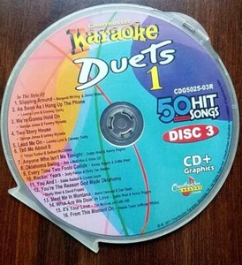 DUETS ONE KARAOKE CDG CHARTBUSTER 5025-03 CD+G MUSIC OLDIES,COUNTRY 16 SONGS - Picture 1 of 1