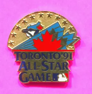1991 Toronto Blue Jays All Star Game Press Pin - Picture 1 of 1