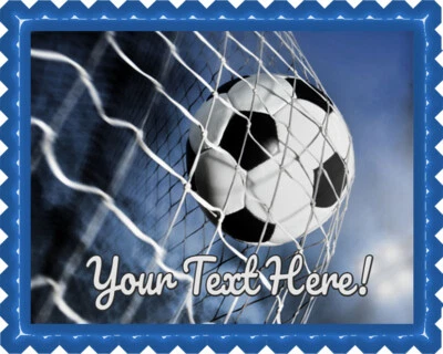 EDIBLE PRINTS ON CAKE INC. Soccer Ball (Nr2) - Edible Cake Topper or Cupcake Topper