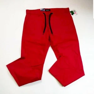 LRG Ropa Equipo Hombre 100% Auténtico Largo Denim Pantalones Talla 38 Rojo - Imagen 1 de 10