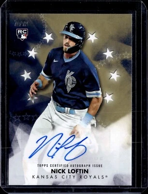 2024 Topps Nick Loftin Baseball Stars Rookie Auto Kansas City Royals - Image 1 of 2