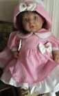 Vintage Lee Middleton Pretty In Pink Dress Bloomers & Hat