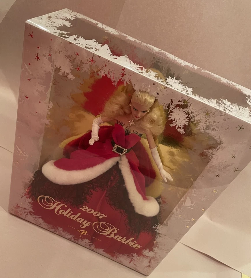 ¡VENTA PRE VACACIONES! AHORRA 40% 2007 HOLIDAY BARBIE J0949 RUBIA 027084442946 ¡NUEVA! Foto 1 de 3