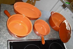 Tongeschirr braun 5 teilig - Bild 1 von 5