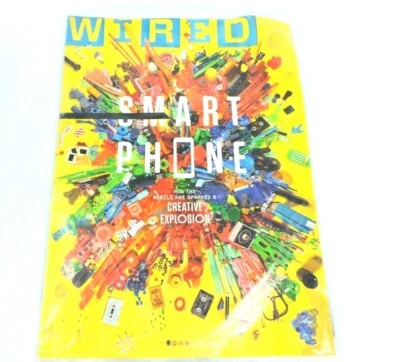 Wired Magazine New in Plastic August 2014 Smart Phone Mobile Creative Explosion — 第 1/4 张图片