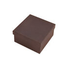 Chocolate Kraft Jewelry Boxes - 3-1/2" x 3-1/2" x 1-7/8" - 100 Boxes/Pack