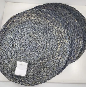 Threshold 4er Set strukturiert gewebt geflochten Mais Ladegeräte/Tischsets Neu mit Etikett - Bild 1 von 6