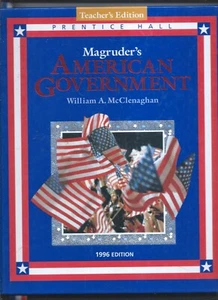 "Magruder's American Government - TEACHER'S EDITION" (1996, Prentice Hall ) - Imagen 1 de 2