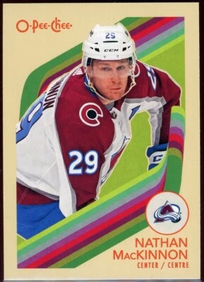 2023-24 O-PEE-CHEE RETRO NATHAN MACKINNON COLORADO AVALANCHE #9 - Image 1 of 2