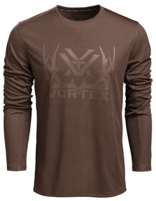 Camisa masculina manga longa Vortex Optics Full-Tine Performance Grid Morel 4XL - Imagem 1 de 4