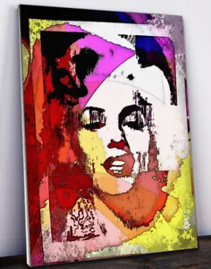 MARCO MARK - 'Abstract Marilyn Monroe' • Hand Signed Print On Canvas - Picture 1 of 1
