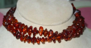 Baltic Jantar Poland Amber Necklace New with Label, 53.8 grams - Picture 1 of 8