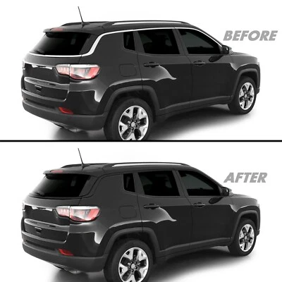 Chrome Delete Blackout Vinyl for 2017-25 Jeep Compass Window Trim - Image 1 of 4