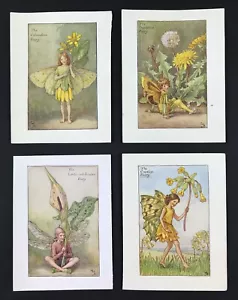 flower fairies by Cicely Mary Barker Original Celandine Dandilion Cowslip 1935 - Picture 1 of 4