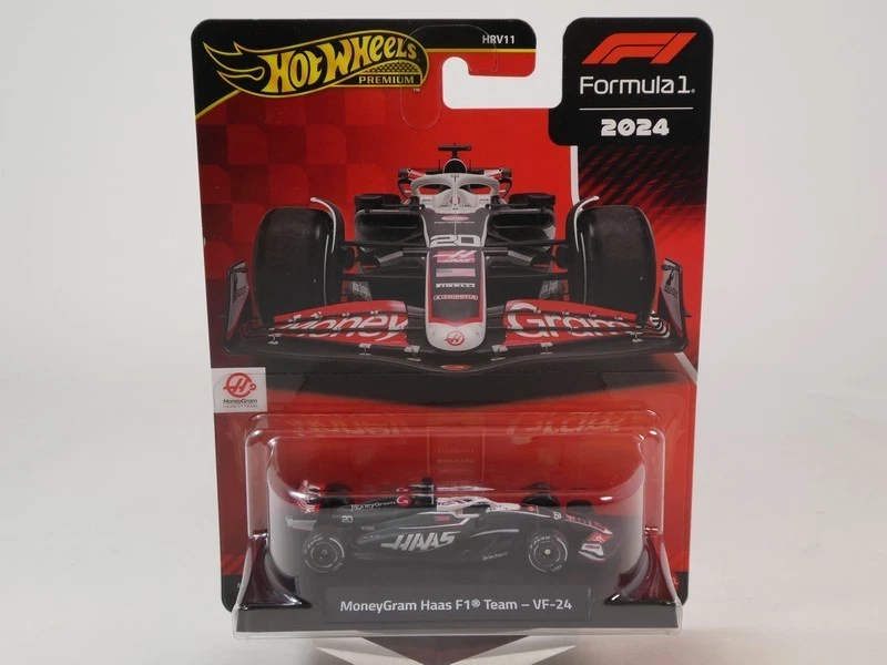 Hot Wheels Premium F1 Formula Haas VF-24 #20 Kevin Magnussen 2024 JBM10 - Immagine 1 di 1