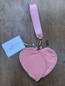 NEU MIT ETIKETT LULULEMON DOPPELTE TASCHE ARMBAND Herz gewürzter Chai Pink Haze Gold - Bild 1 von 10