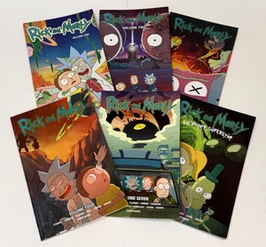 Rick And Morty Trade Paperback TPB Lot Volume 1 2 3 4 7 Lil Poopy Superstar ONI - Bild 1 von 8