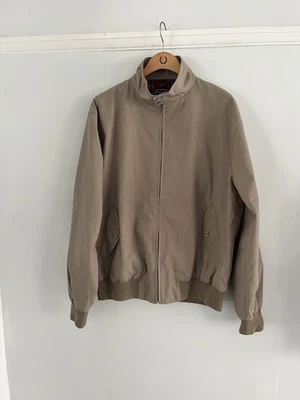 Fred Perry Made In England Harrington Jacket 42”Warm Stone Classic Jacket Large - Image 1 of 4