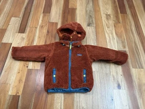 PATAGONIA Baby Reversible Tribbles Hoody 4T SHERPA HOODED JACKET - Imagen 1 de 18