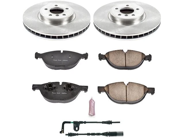 Kit de pastillas de freno delanteras y rotor Power Stop 91KHJN28 para BMW X6 2008 2009 Foto 1 de 1