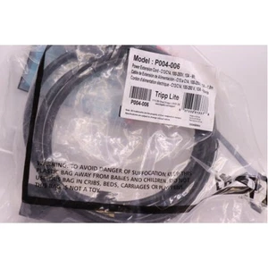 EATON TRIPP LITE SERIES CONNECTIVIT P004-008 8FT POWER EXTENSION CORD 18AWG 10A - Picture 1 of 1