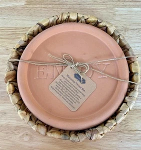 Mud Pie Terrakotta Warnung Untersetzer Set 9" - Bild 1 von 2