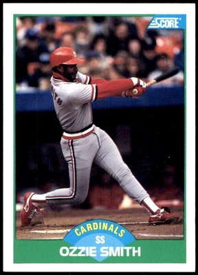 Ozzie Smith 1989 Score #80 Cardinals MLB READ FREE SHIPPING AutographDen - Image 1 of 2