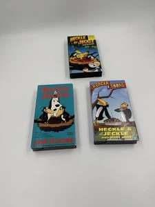 Set of 3 Heckle & Jeckle VHS Tapes Vintage Cartoons - Picture 1 of 6