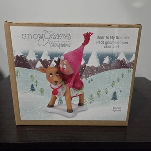 Department 56 Snow Gnomes Deer To My Gnomie Figurine - Picture 1 of 7