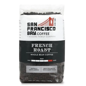 San Francisco Bay Coffee - Dark Roast Whole Bean Coffee - French Roast (2 lb ... - Picture 1 of 6