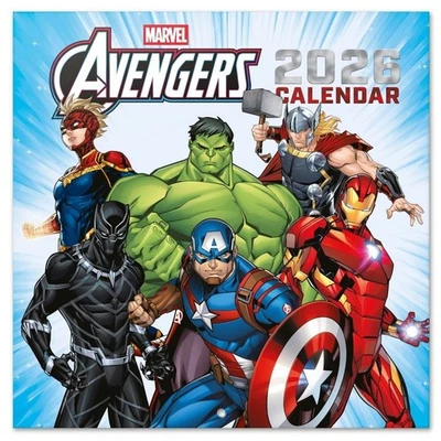 Calendrier mural Erik, Marvel Comics Avengers 30x30cm (2026) - Photo 1/4