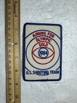 Parche del equipo de tiro de Estados Unidos XXIII Juegos Olímpicos de Verano de Los Ángeles 1984 Foto 1 de 4