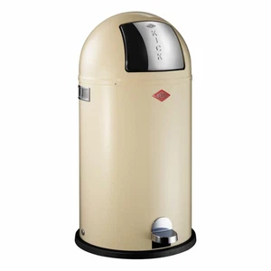 Wesco Kickboy Waste Bin Pedal Bin Dustbin Almond Steel Sheet 40 L 177731-23 - Picture 1 of 1