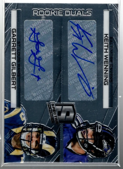 B4256- 2014 Panini Spectra #252 Keith Wenning RC Garrett Gilbert AU RC Auto /149 - Image 1 of 2