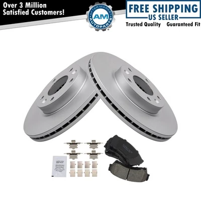 Pastilha de freio dianteiro e kit de rotor rotor de freio para 2006-2013 Mazda 6 - Imagem 1 de 4