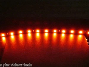 RED ADD ON 12" 5050 SMD LED STRIP FITS ALL CARS TRUCKS MOTORCYCLES SUVS BOATS - Picture 1 of 1