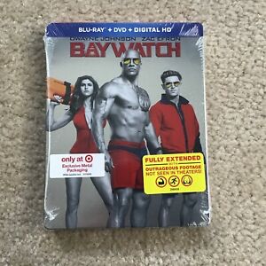 Baywatch Target Exclusive Metal Case/Steelbook (Blu Ray/DVD) New