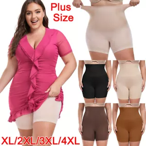 Women High Waist Tummy Control Body Shaper Shorts Shapewear Underwear Plus Size - Picture 1 of 41