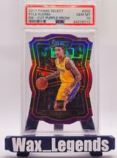 2017 Panini Select - Kyle Kuzma - Die-Cut Purple Prizm /99 PSA 10