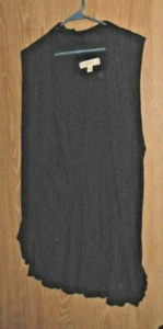 Decree black sleeveless vest size XL in 100% cotton - Picture 1 of 2